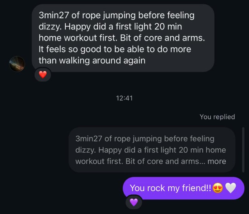Testimonial from Caro